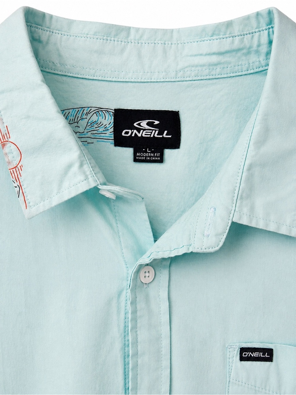 Men’s O'Neill Light Mint Short-Sleeve - Picture 3 of 5